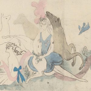 Marie Laurencin, Composition, Les Biches, Limited Edition Lithograph