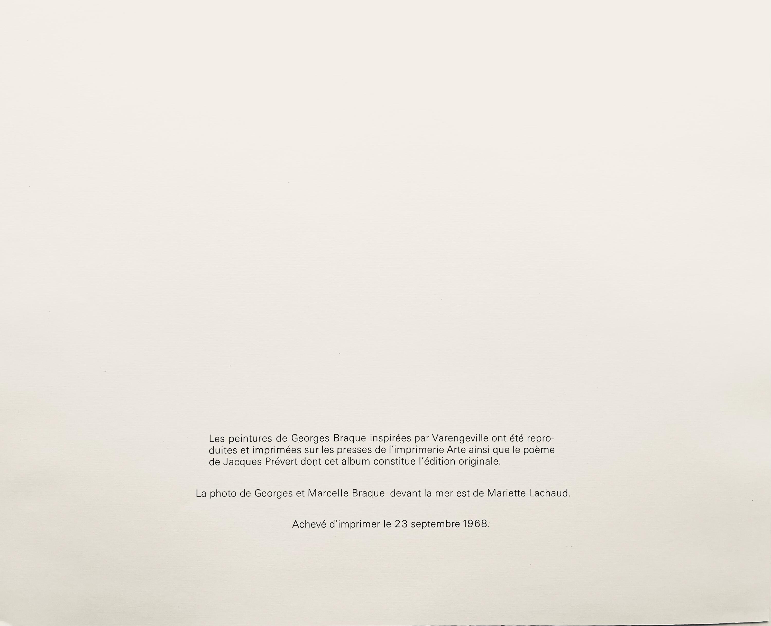 Georges Braque, Les Falaises, Varengeville, Limited Edition