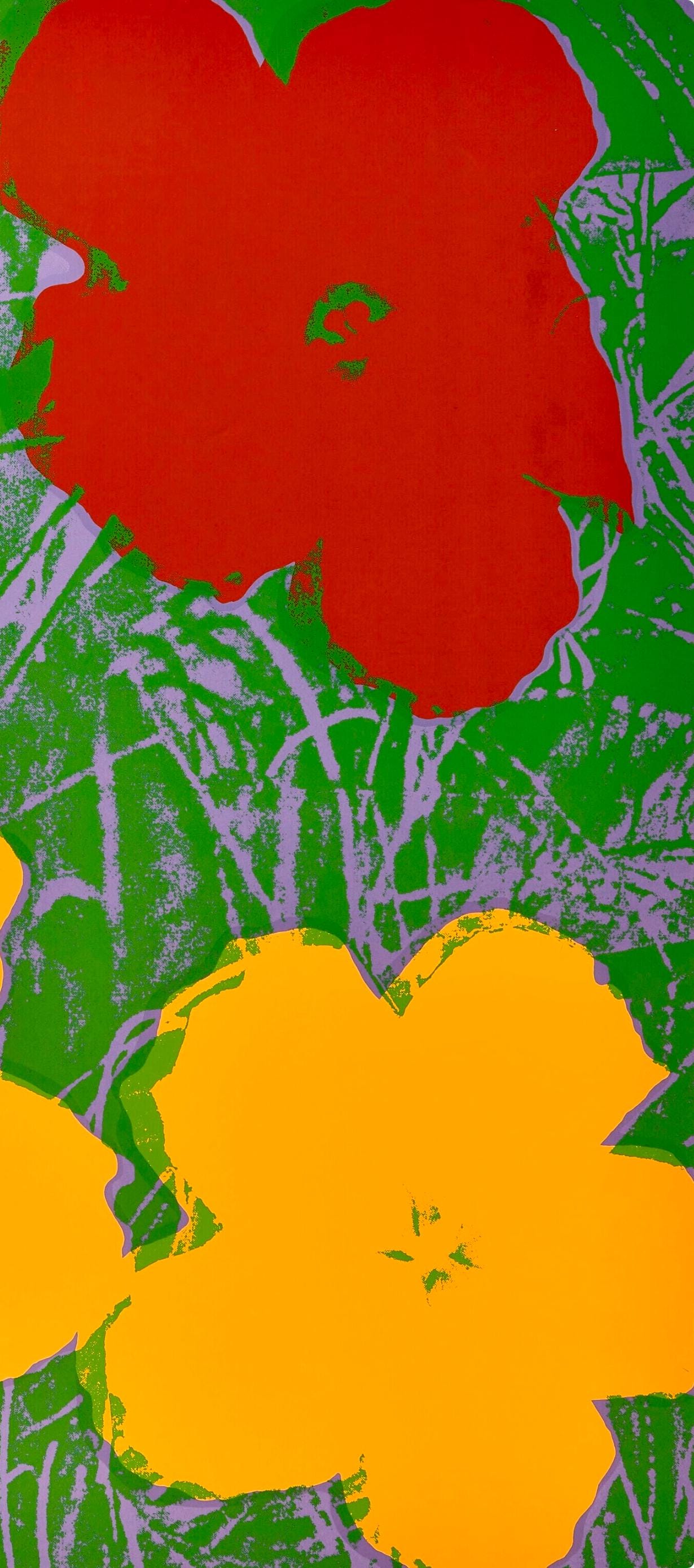 アンディ・ウォーホル　FLOWERS シルクスクリーン　サンデー・B・モーニング Andy Warhol, Flowers, Nº65, Official Edition, Sunday B