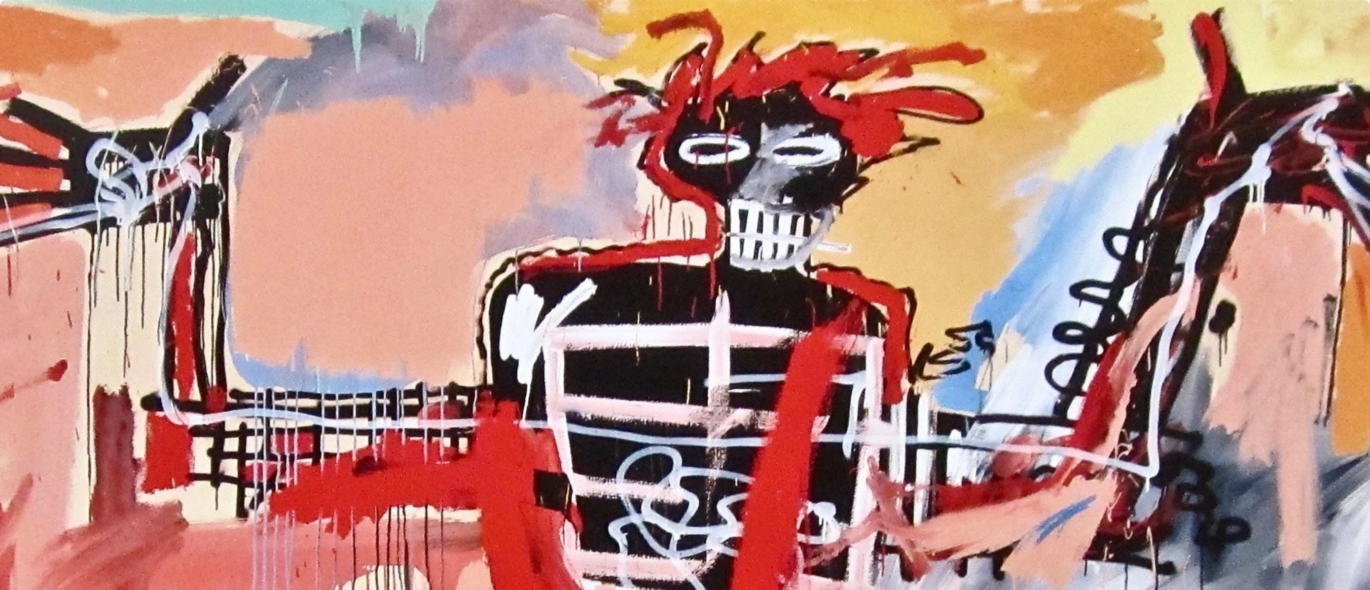 Jean-michel Basquiat, Boy and Dog in a Johnnypump, Official 