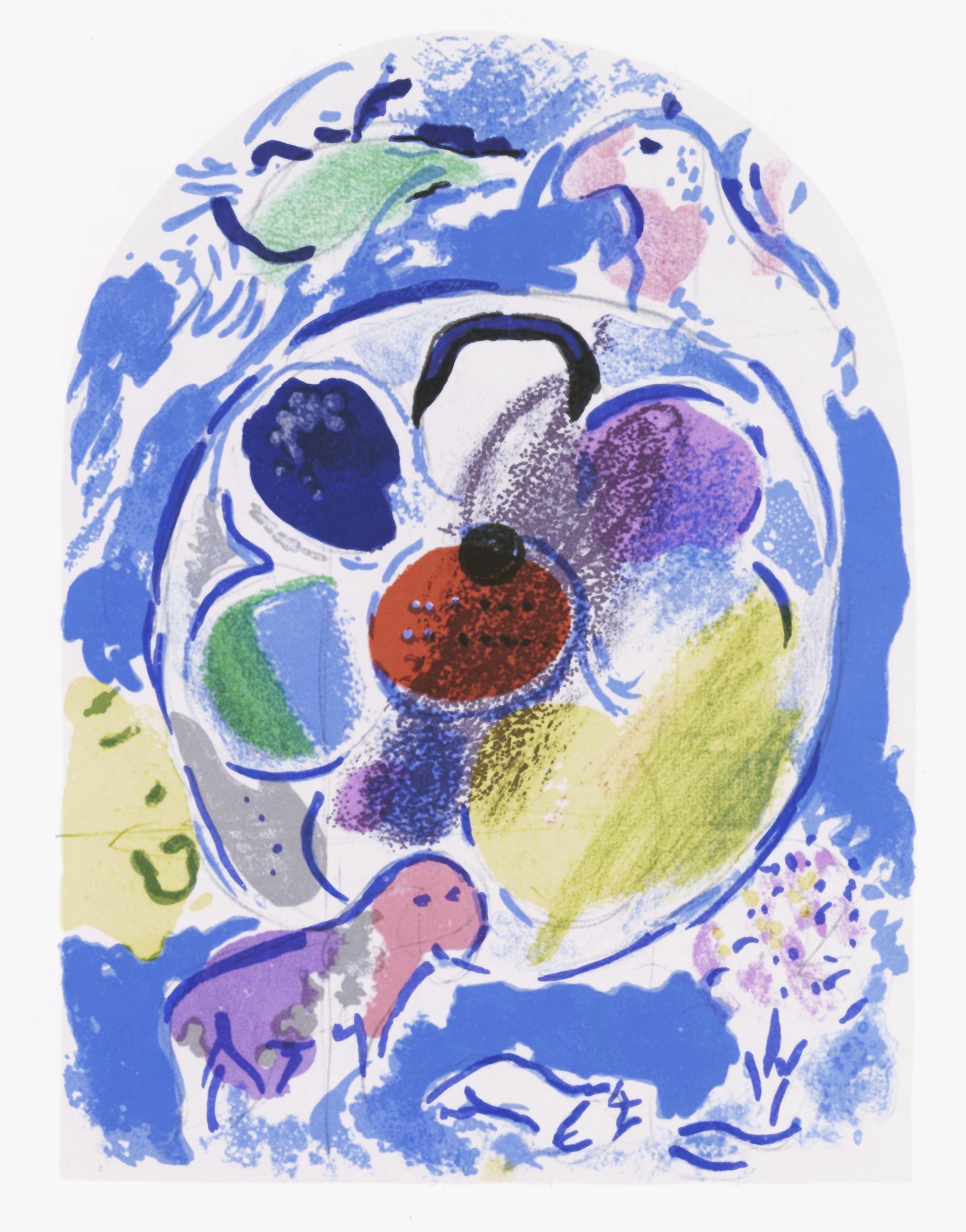 Marc Chagall, Tribe of Benjamin, from The Jerusalem Windows