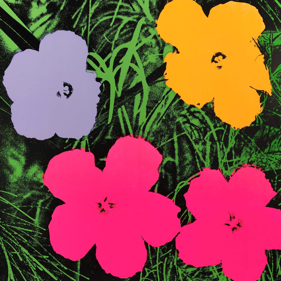 Andy Warhol, Flowers, Nº73, Official Edition, Sunday B. Morning