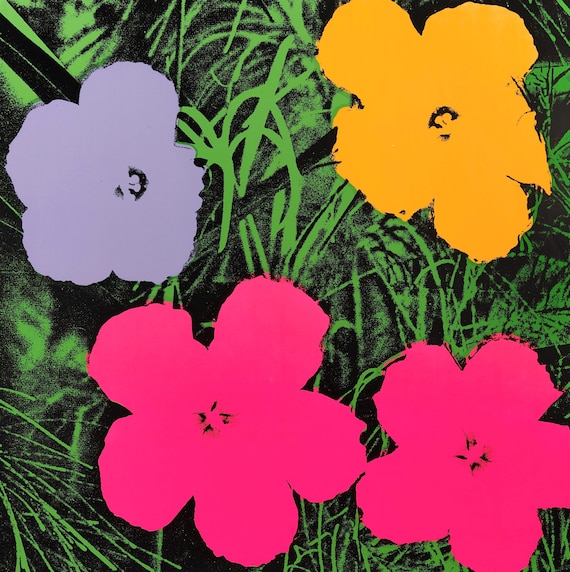Andy Warhol, Flowers, Nº73, Official Edition, Sunday B. Morning
