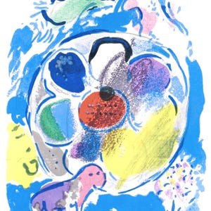 Marc Chagall, Tribe of Benjamin, Jerusalem Windows, Limited Edition Lithograph