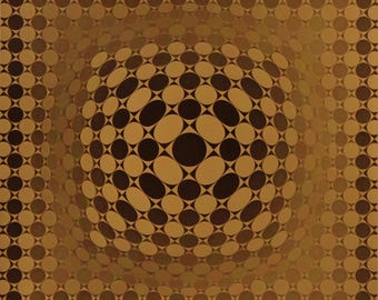 Victor Vasarely, Composition, Vega, Héliogravure en édition limitée
