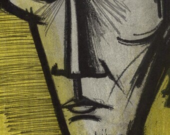 ベルナール・ビュフェ作「闘牛士」、リトグラフ 1952-1966、限定版
