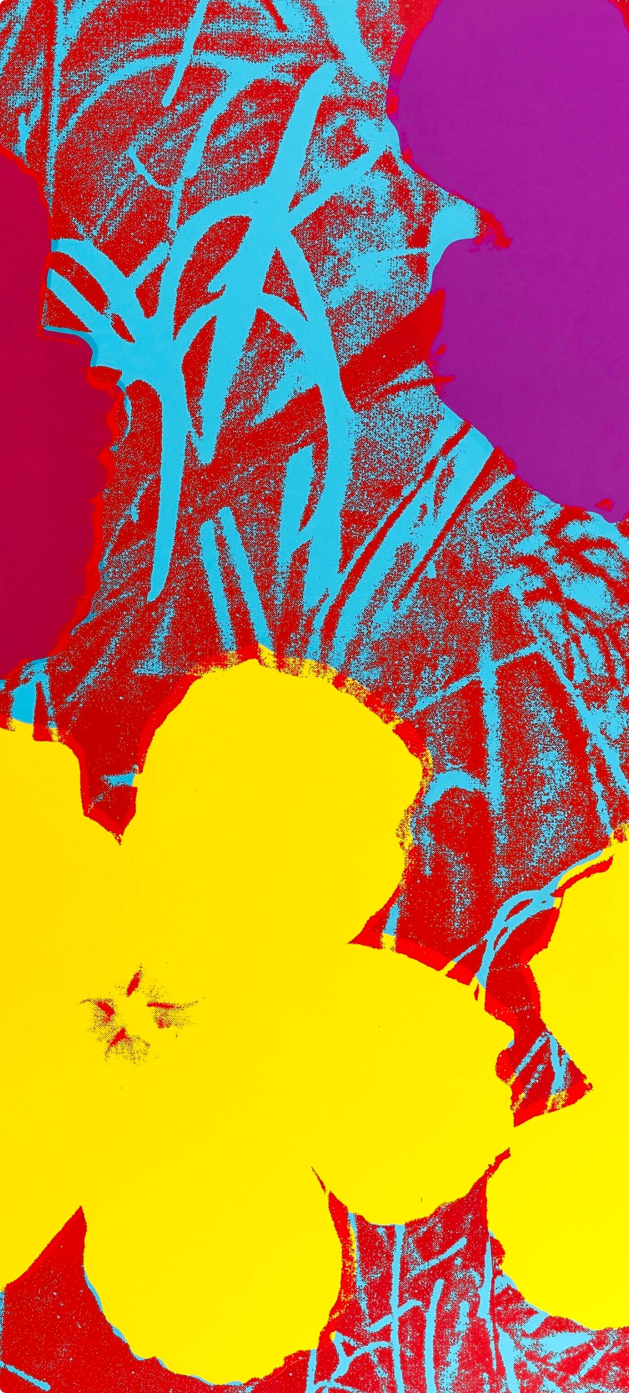 アンディ・ウォーホル、花、nº71、公式版、サンデーBモーニング