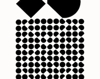 Victor Vasarely, Composition, Corpusculaires, Limited Edition Héliogravure