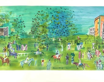 RAOUL DUFY、ASCOT、海外版超希少レゾネ、新品額付 Raoul Dufy, Ascot, Raoul Dufy, Collection Pierre Lévy, Limited