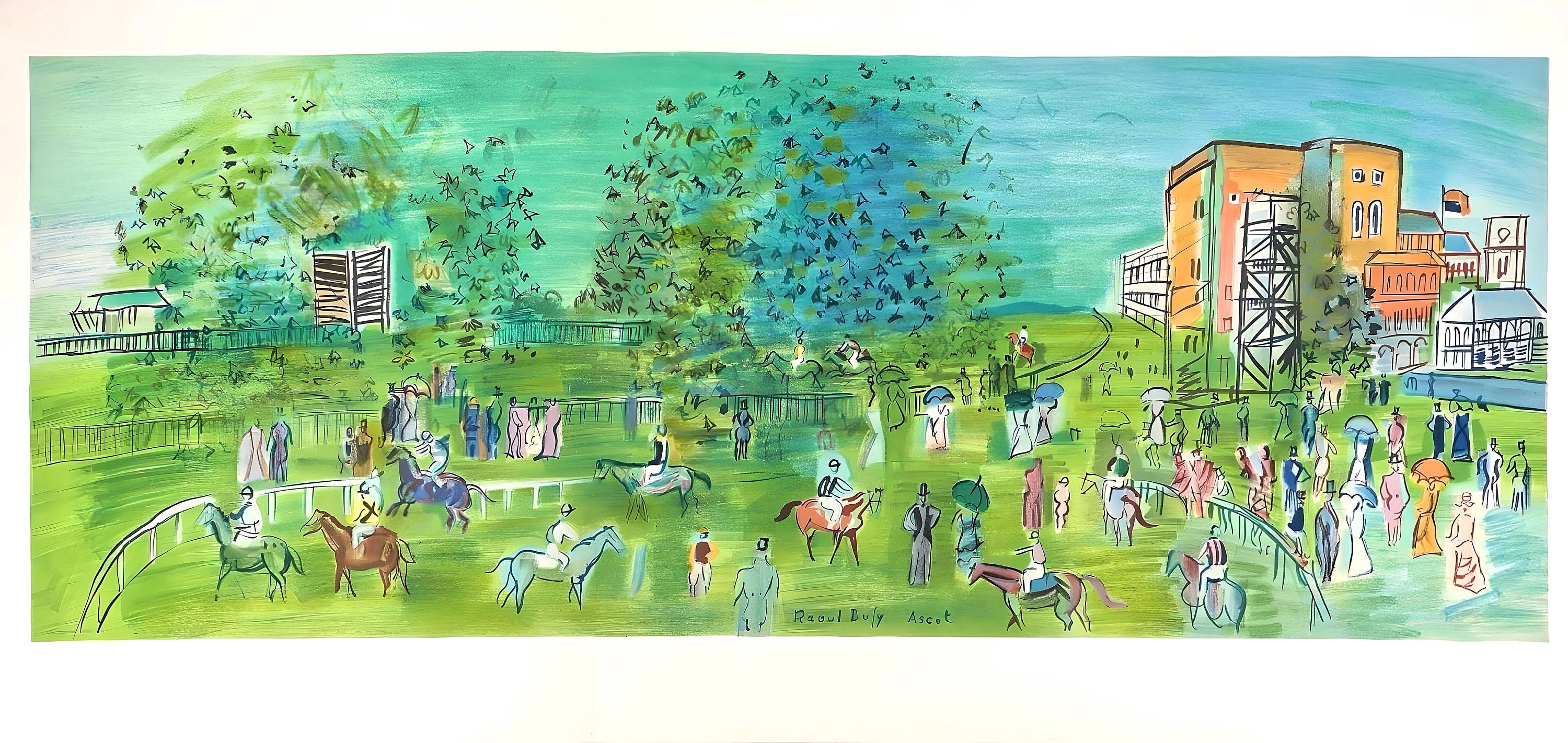 Raoul Dufy, Ascot, Raoul Dufy, Collection Pierre Lévy