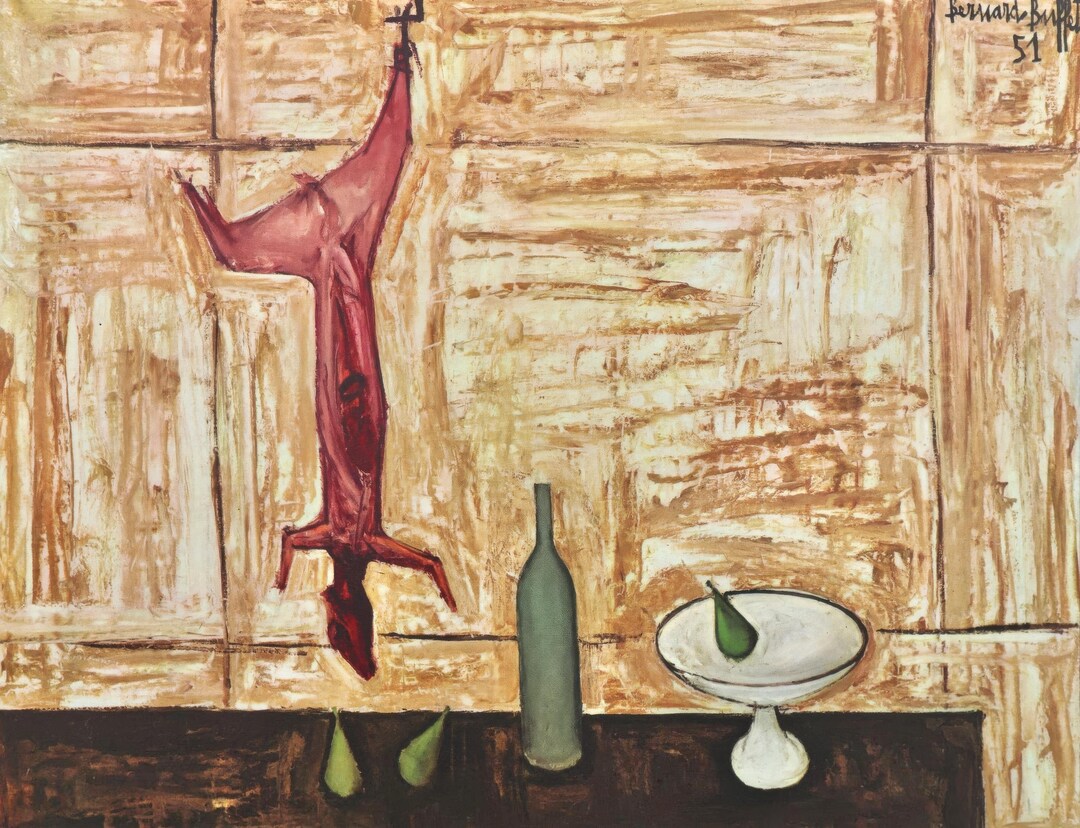 Bernard Buffet, Still Life With Rabbit, From Painters of Today, Limited ...