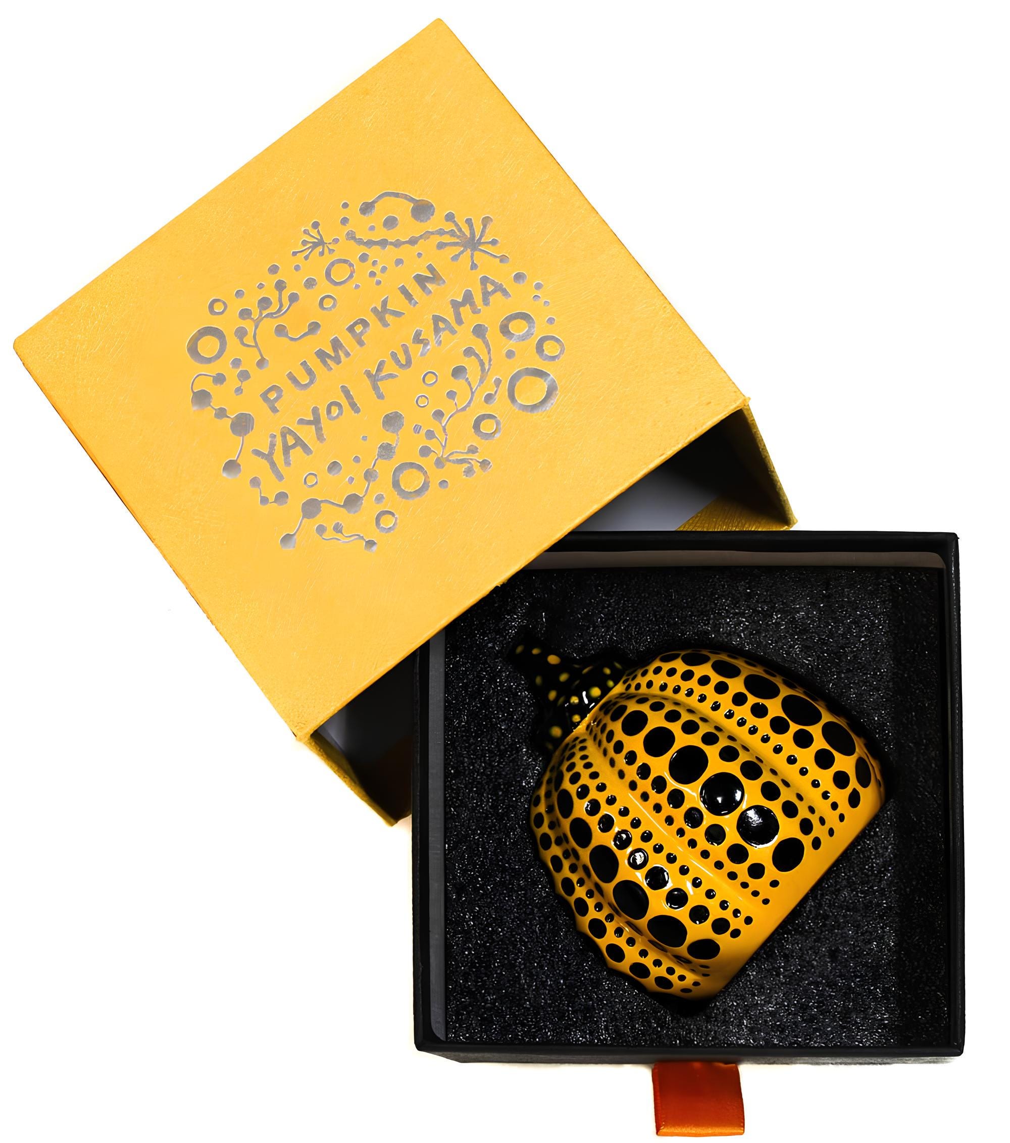 草間彌生 草間彌生、パンプキン、イエロー/ブラック、限定版キャスト