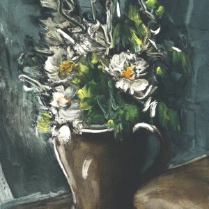 Maurice de Vlaminck, Les fleurs au pot de grès, Vlaminck, Signed, Limited Edition Lithograph