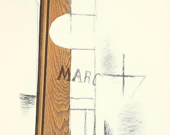 Georges Braque, La Bouteille de Marc, XXe siècle, Limited Edition Lithograph