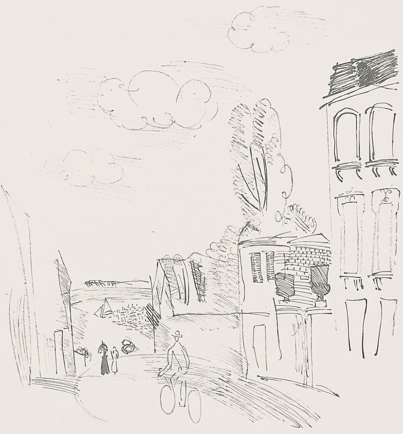 Raoul Dufy, Composition, Les Côtes Normandes, Limited Edition Lithograph