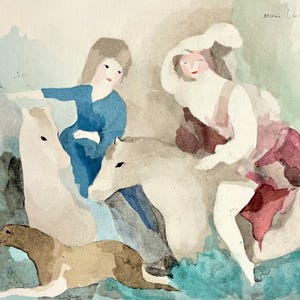 Marie Laurencin, Composition, Marie Laurencin, Limited Edition Lithograph