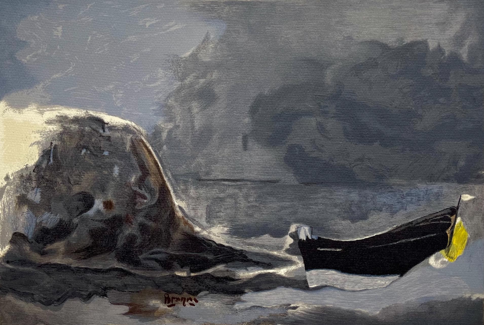 Georges Braque, Marine Noire, Varengeville, Limited Edition Georges Braque, Marine Noire, Varengeville, Limited Edition