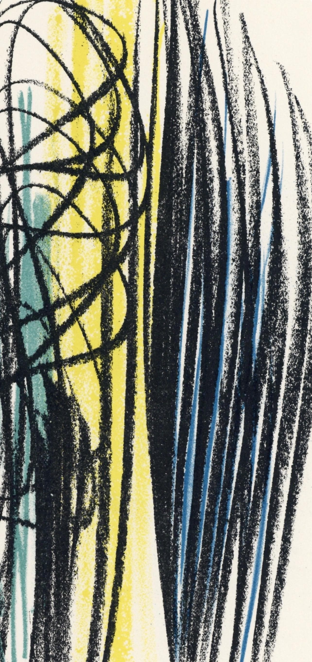 Hans Hartung, Composition, Xxe Siècle, Limited Edition Lithograph
