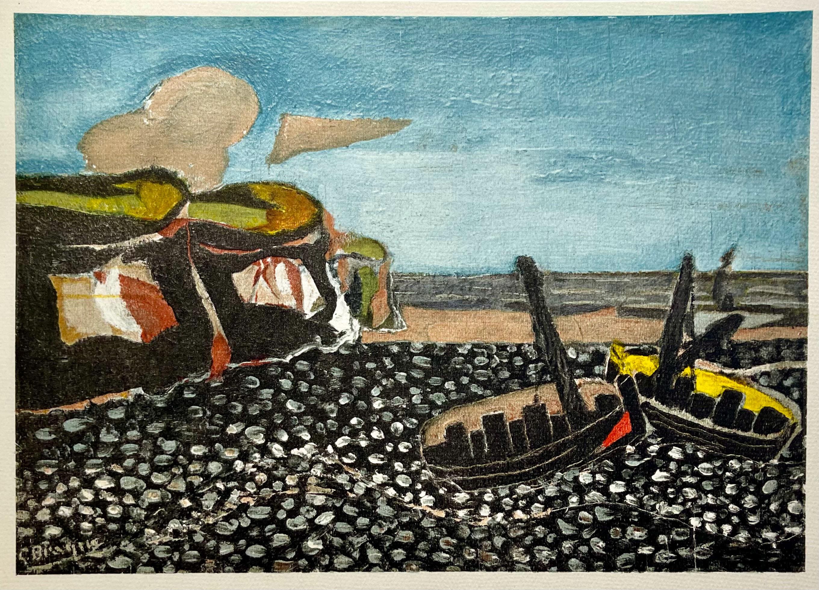 Georges Braque, Les Barques Bleues, Varengeville, Limited Georges Braque, Les Barques Bleues, Varengeville, Limited