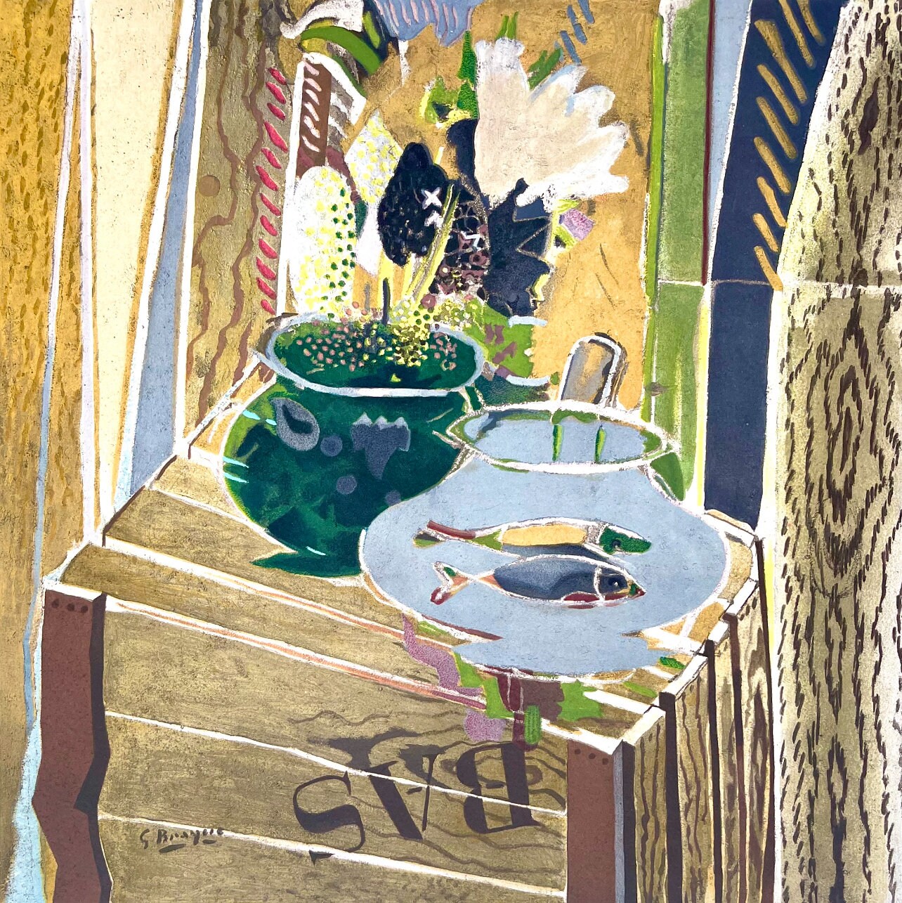 Georges Braque, L'aquarium Sur La Caisse, Une Aventure Méthodique
