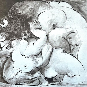 Pablo Picasso, Minotaur (Orozco 95), Picasso: Fifteen Drawings, Limited Edition Lithograph