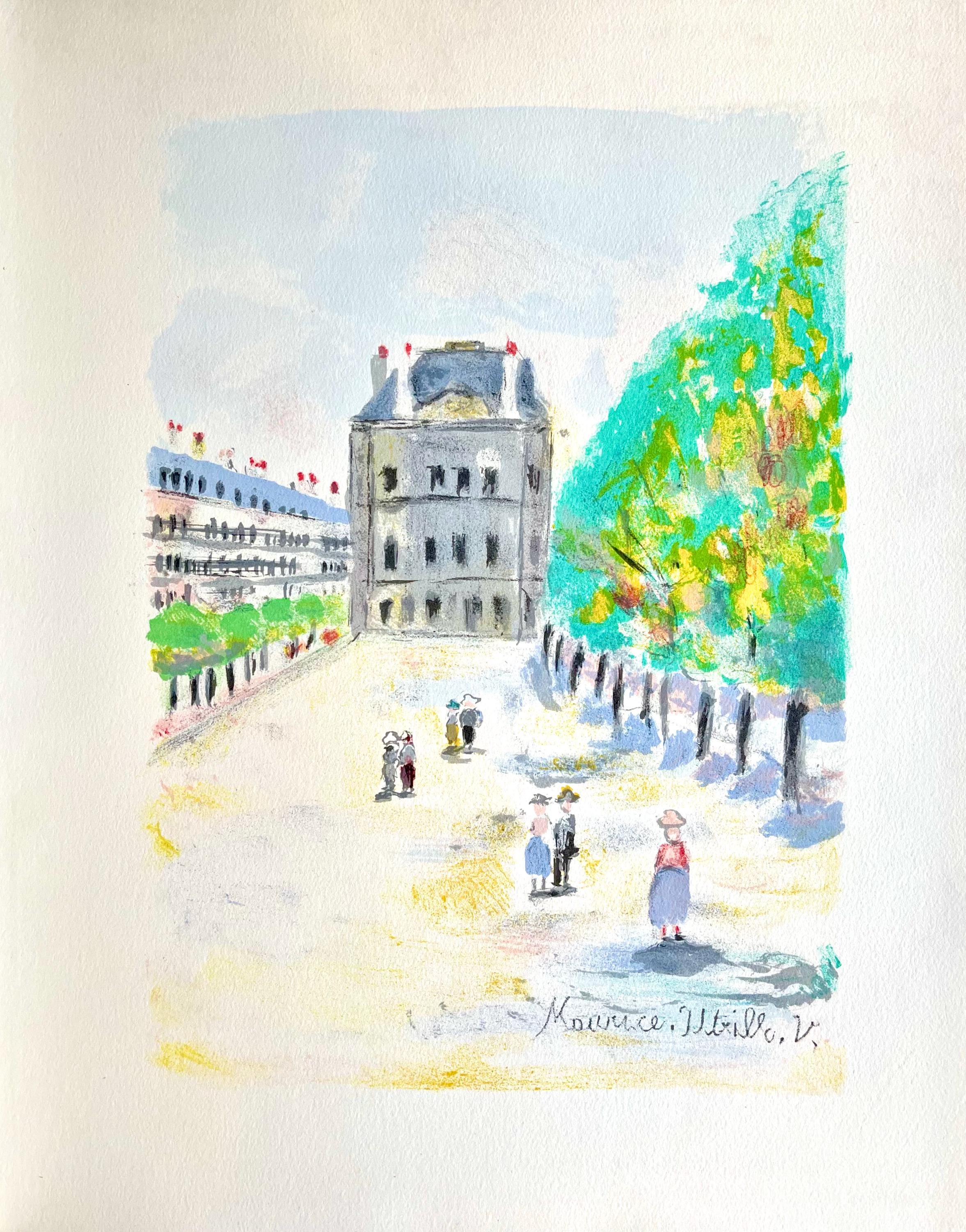 モーリス・ユトリロ、ルーヴル美術館 (リヴォリ通り)、パリ