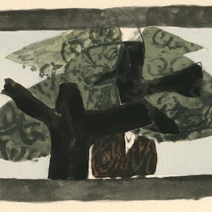 Georges Braque, L&#39;arbre, Georges Braque le solitaire, XXe siècle, Limited Edition Lithograph
