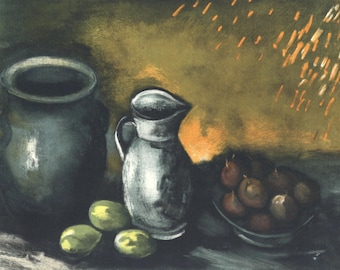 モーリス・ド・ヴラマンク作「枯れ木のある風景」複製 - Etsy 日本