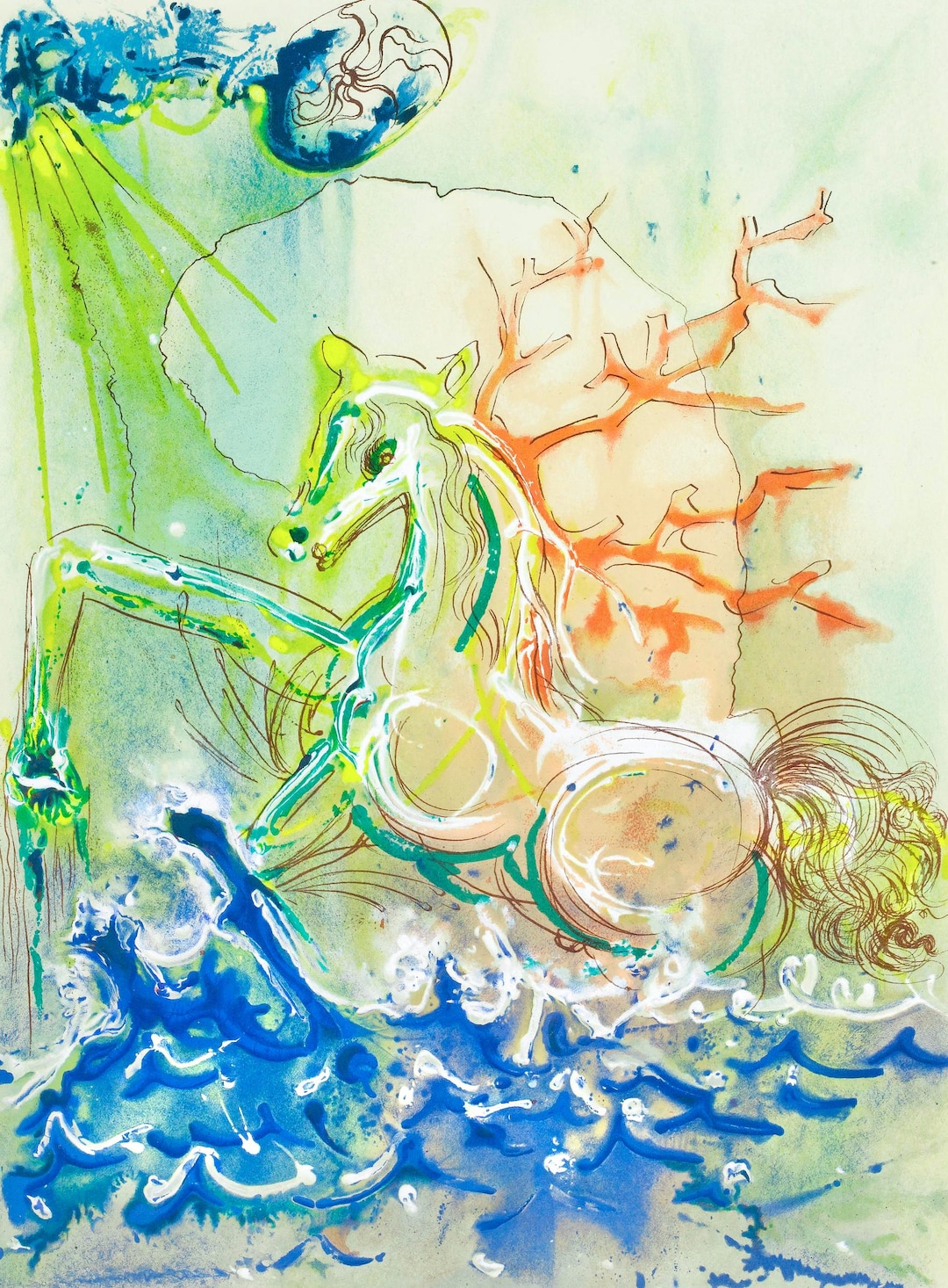 Salvador Dali, Le Cheval De Triomphe, Les Chevaux De Dali, Fac