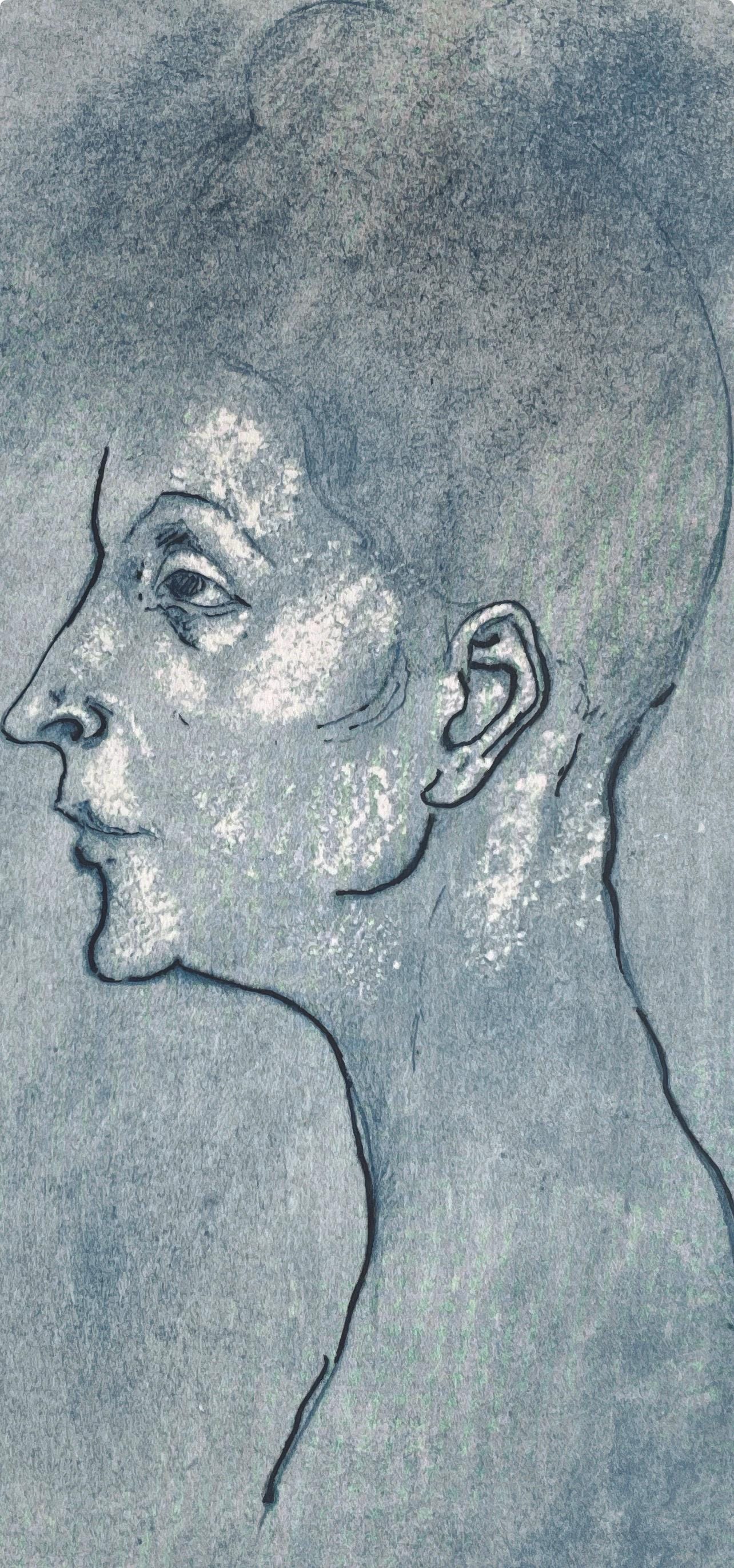 Pablo Picasso, Head of a Woman, from Fifteen Drawings, Limited