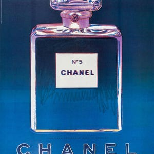 Andy Warhol, Chanel No. 5, edição oficial Chanel Ltd. Campanha publicitária Litografia, 1997