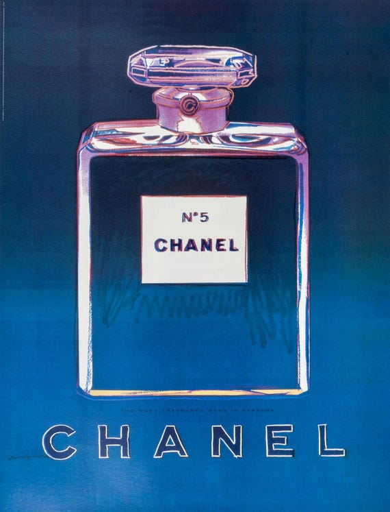 希少　CHANEL シャネル　No.5 アンディ・ウォーホル アートパッケージ Andy Warhol, Chanel No. 5, Official Edition Chanel Ltd