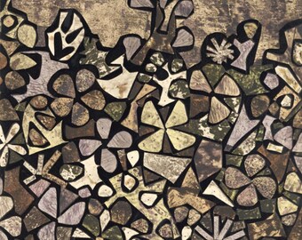 Jean Dubuffet, Jardin de quitte vite, XXe siècle, Limited Edition Lithograph