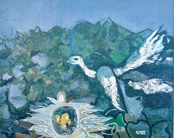 ジョルジュ ブラック作「エスタックの家」1908年 複製版画、壁アート