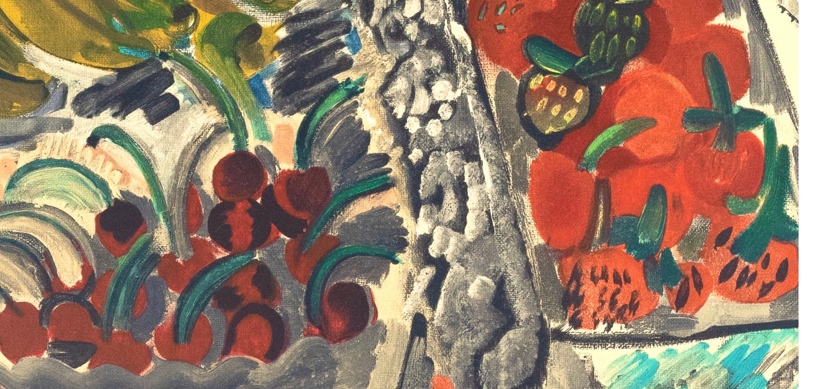 Raoul Dufy、NATURE MORTE、海外版超希少レゾネ Raoul Dufy, Nature Morte Aux Fruits, Raoul Dufy, Collection Pierre