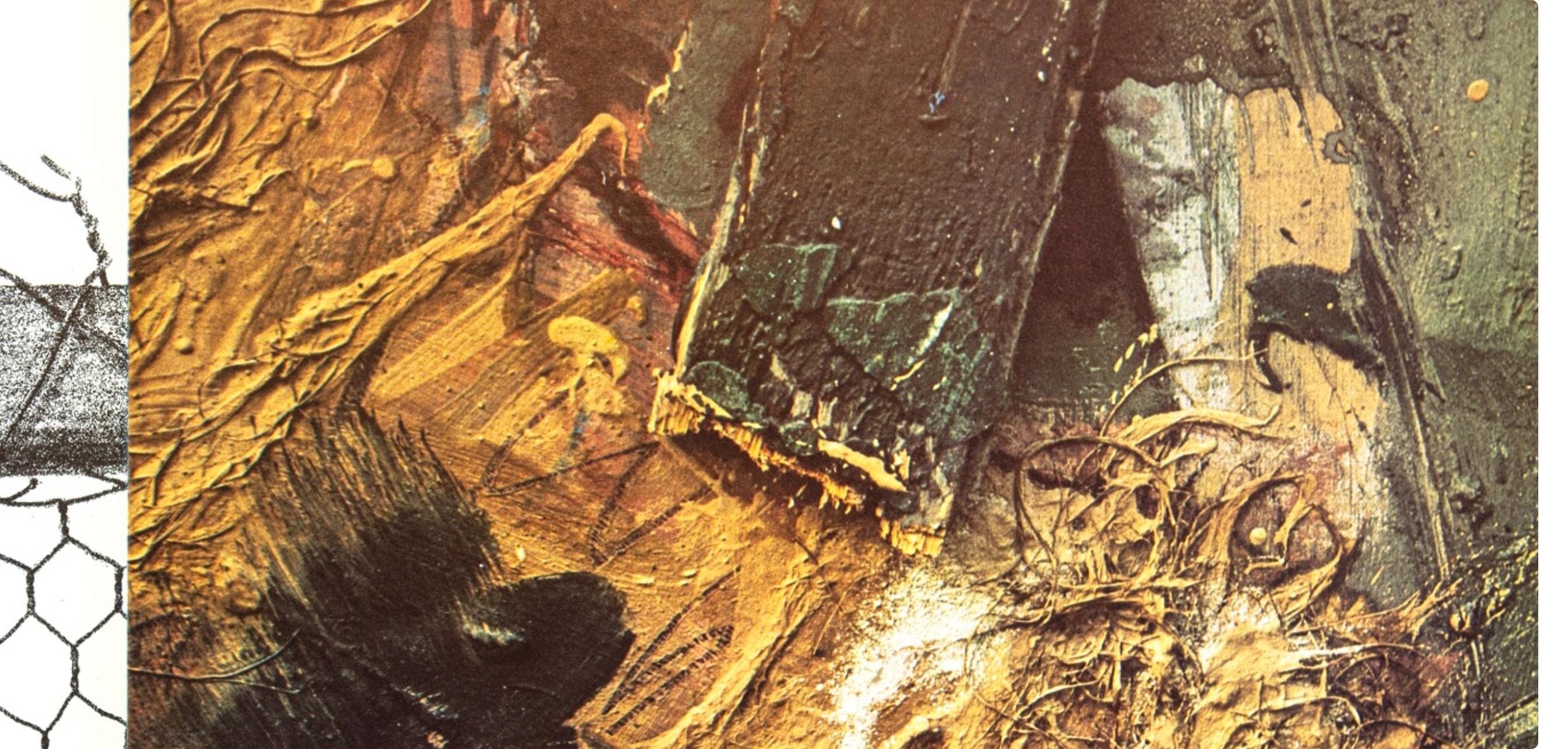Paul Rebeyrolle, Composition, Derrière Le Miroir, Limited Edition