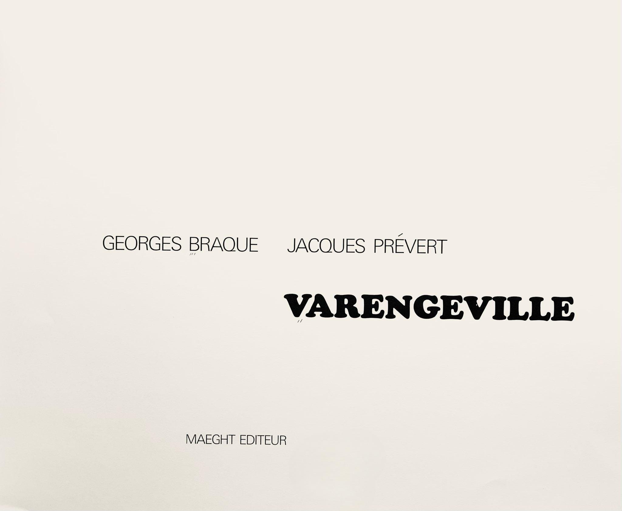 Georges Braque, La Vague, Varengeville, Limited Edition Lithograph