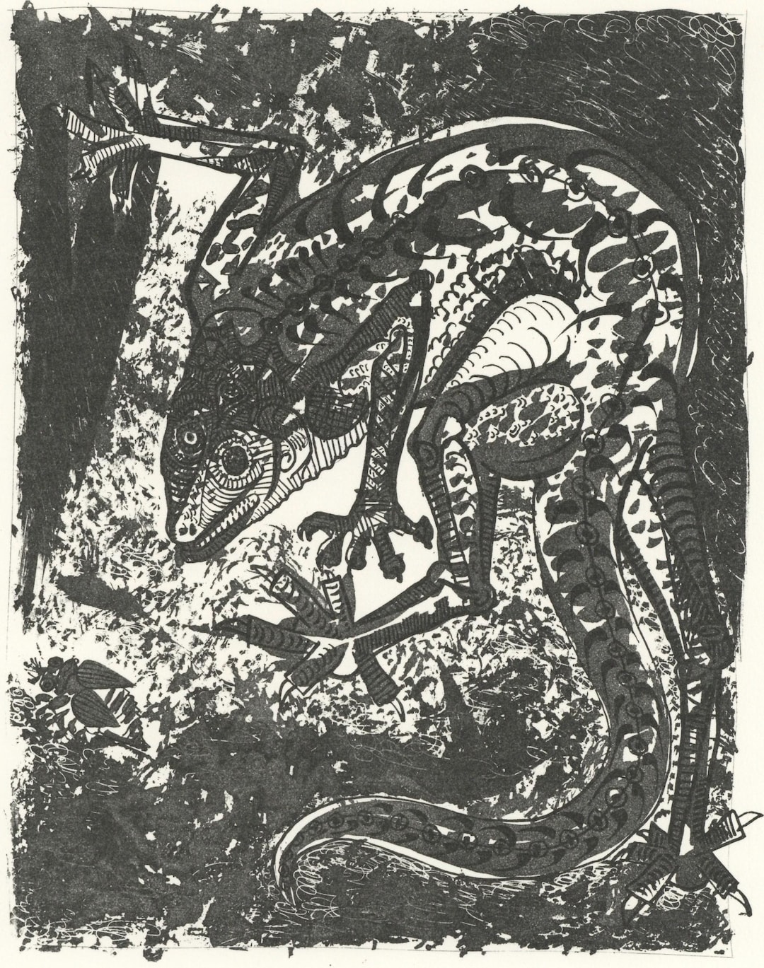 Pablo Picasso, Le Lézard (the Lizard) (orozco P.82), Histoire