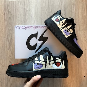 Personalized Air Force 1 Anime Custom Air Force 1 | Custom Air Force 1 Black, Mens Air Force 1 Custom, Womens Air Force 1 Custom