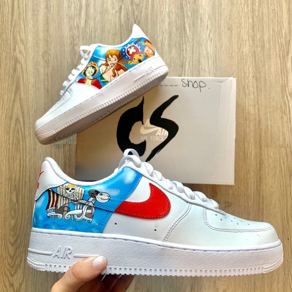 One Piece Custom Anime Sneakers Hand-painted Luffy Crew Shoes