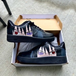 Personalized Air Force 1 Anime Custom Air Force 1 | Custom Shoe Anime, Anime Sneakers, Custom Shoes Men Anime, Air Force 1 Black