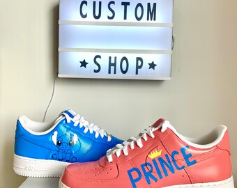 Personalized Air Force 1 Lilo and Stitch Custom Air Force 1 | Handmade | Men shoes | Women Shoes | Stitch Air Force 1
