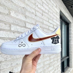 Personalized Air Force 1 Potter with Name Initials Custom Air Force 1 | Handmade | Men shoes | Women Shoes | Gift for Her | Gift for Him