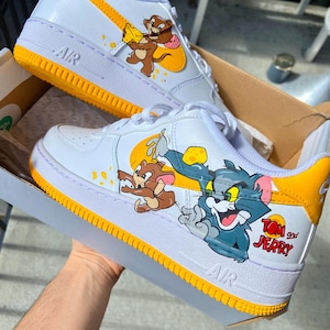 Tom & Jerry Custom Air force 1 | Hand-Painted Cartoons Shoes |