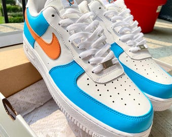 Custom Miami Dolphins Sneakers - Hand-Painted Personalized Shoes, Sports Fan Footwear for Men & Women