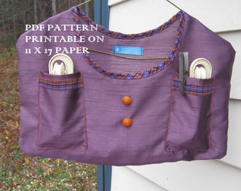 Vintage Clothespin Bag Pattern PDF version