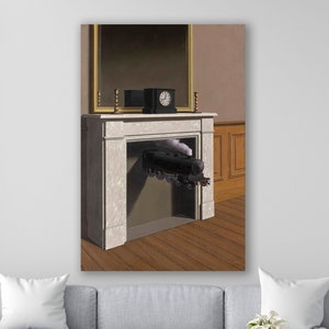 Rene magritte time transfixed - Etsy 日本
