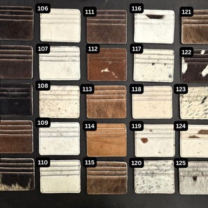 Genuine Hair-On Cowhide Wallet – Slim Card Holder with ID Pocket – Western Style Minimalist Purse for Women & Men image 10