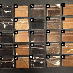 Genuine Hair-On Cowhide Wallet – Slim Card Holder with ID Pocket – Western Style Minimalist Purse for Women & Men image 4