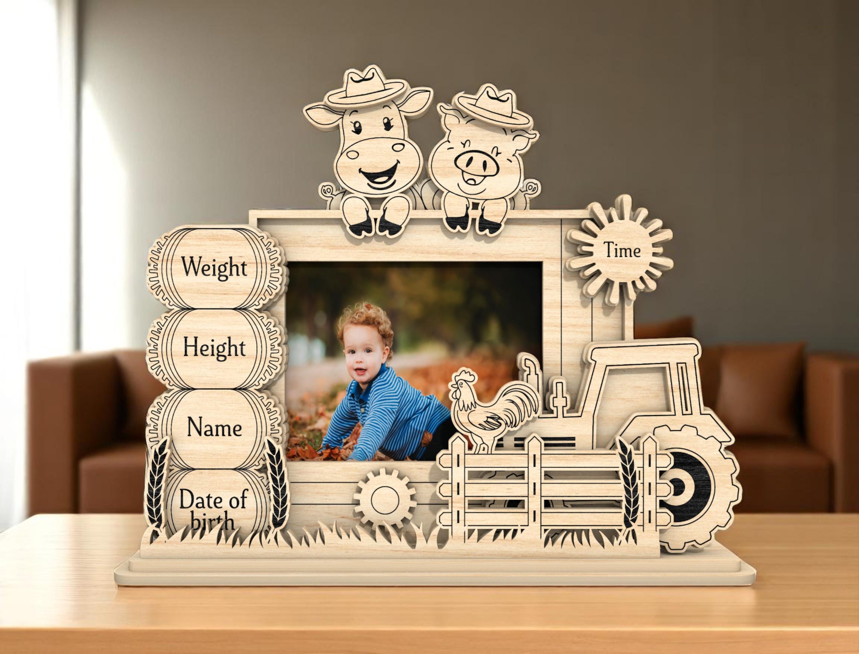 Lot De 3 Guirlandes En Feutre Tracteur - Décoration Fête Naissance Bébé Anniversaire Enfant